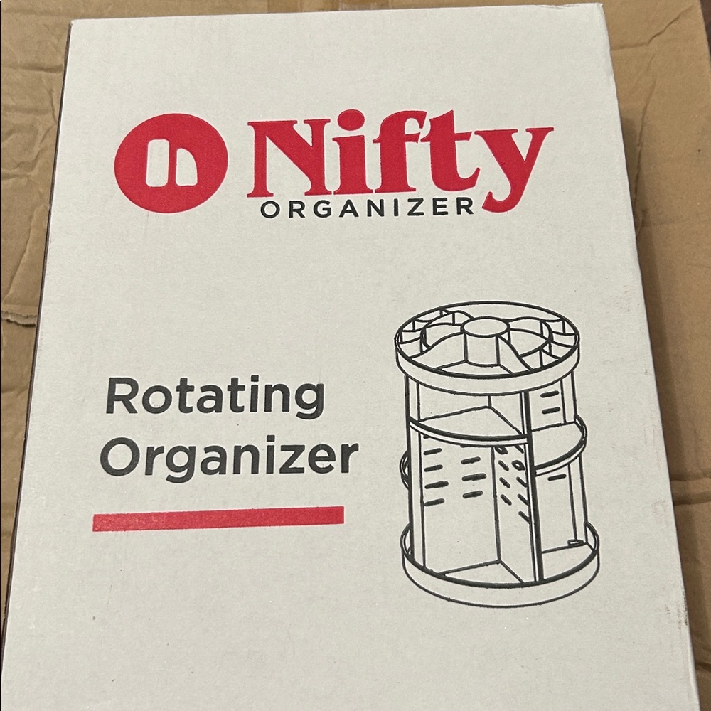 Nifty Rotating Organizer 2 per case it is black